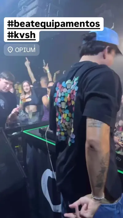 Story do Instagram: Kvsh, Opium